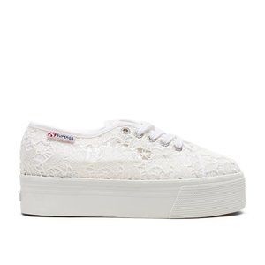 Superga Platform Lace Sneaker Sz 8.5